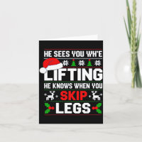 Er sieht dich Beine beim Training anheben Gym-Enth