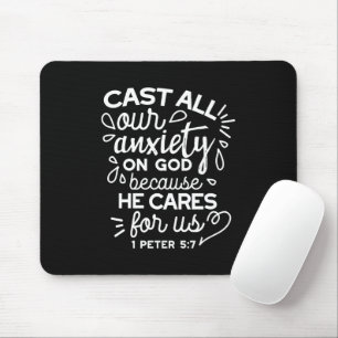 Er sorgt für dich – Ermutigendes christliches Zita Mousepad
