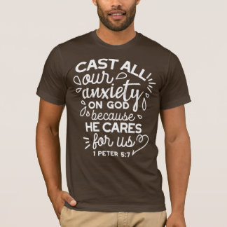 Er sorgt für dich – Ermutigendes christliches Zita T-Shirt