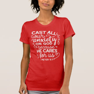 Er sorgt für dich – Ermutigendes christliches Zita T-Shirt