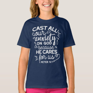 Er sorgt für dich – Ermutigendes christliches Zita T-Shirt
