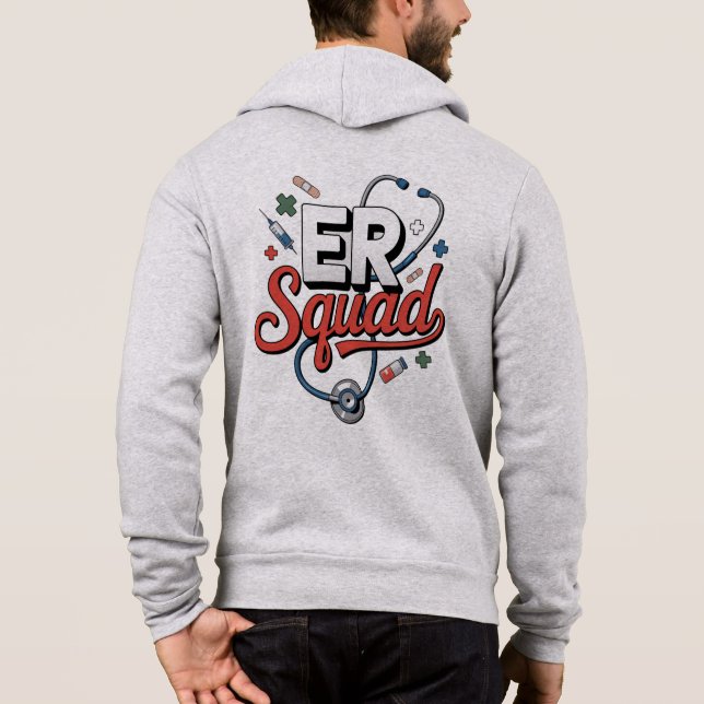 ER Squad T-Shirt – Emergency Room Team Apparel Hoodie (Rückseite)