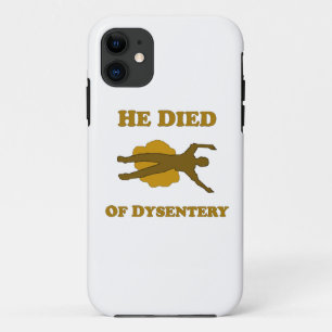 Er starb an Dysenterie-Notebook Case-Mate iPhone Hülle
