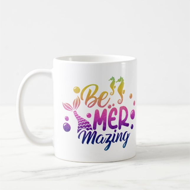 Er staunlicher Fisch Kaffeetasse (Links)