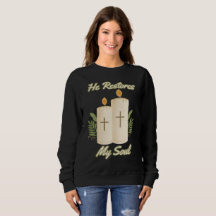 Er stellt mein Soul-Bibelangebot wieder her Sweatshirt