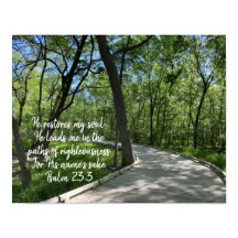 Er stellt mein Soul Bible Verse Scripture Poster w