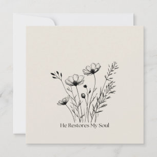 Er stellt mein Soul wieder Minimalistisch her