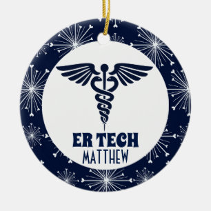 ER Tech-Notfalltechniker Keramik Ornament