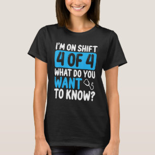 Er Techniker Abzeichen Rollen Notfalltechniker T-Shirt