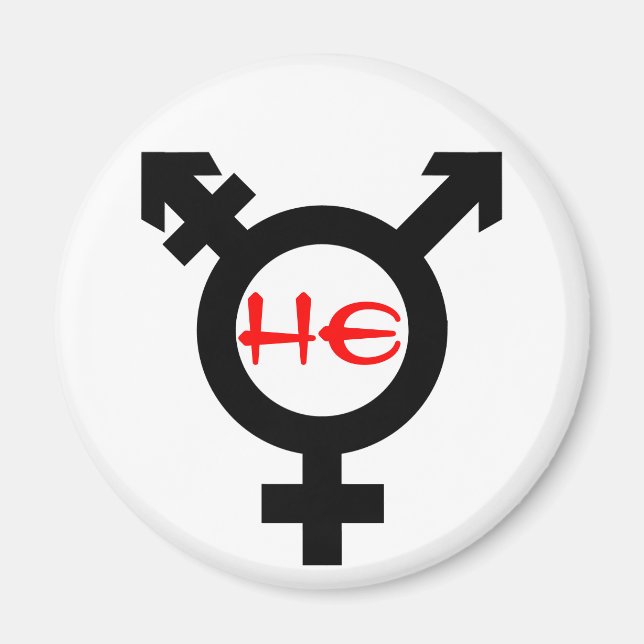 Er Transgender Magnet (Vorne)
