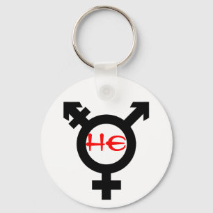 Er Transgender Schlüsselanhänger