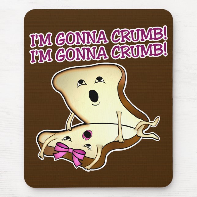 Er u. ihr Brot schneidet Mausunterlage Mousepad (Vorne)