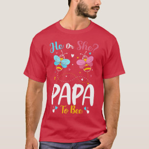Er und sie Papa sollen die Genderoffenbarung bewah T-Shirt