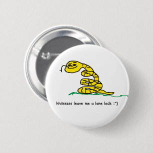 Er verlasse mir ein einsames Gadsden-Parodie-Mem Button