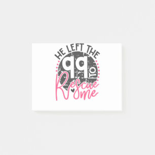 Er verließ die 99, um mich zu retten post-it klebezettel