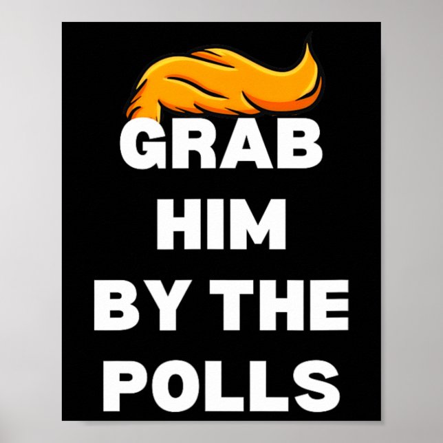 Er von den Umfragen Kamala Harris 47 47. Präsident Poster (Vorne)