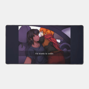 Er Will zur Ordnung Schreibtischunterlage