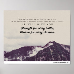 Er wird immer einen Weg finden Poster