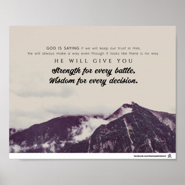 Er wird immer einen Weg finden Poster (Vorne)