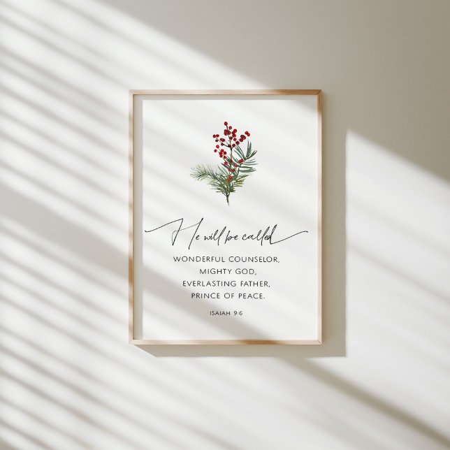 Er wird Weihnachts-Bibel-Poster genannt Poster (Von Creator hochgeladen)