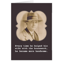 Er wurde mehr gut aussehendes Vintages Foto