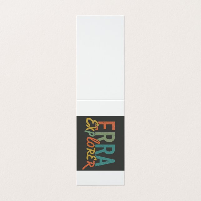 Era Explorer: Reise durch die Zeit im Spektrum Visitenkarten (Außenseite Aufgefaltet)