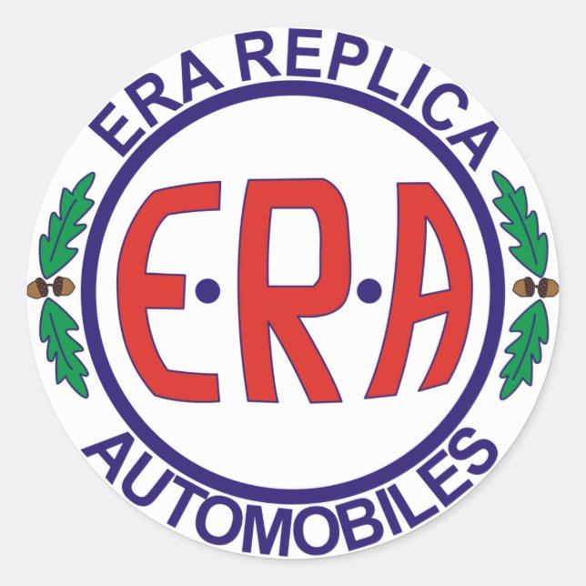 ERA-Logo-Aufkleber Runder Aufkleber (Vorderseite)