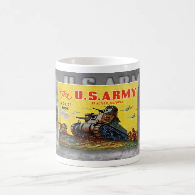 ERA U.S. ARMY BOOK COFFEE TASSE des Zweiten Weltkr (Mittel)