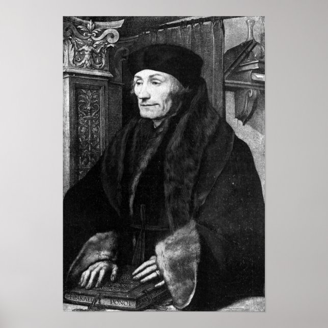 Erasmus-Portrait Poster (Vorne)