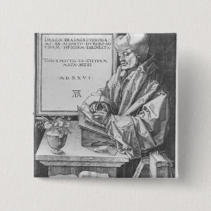 Erasmus von Rotterdam von Rotterdam, 1526 Button
