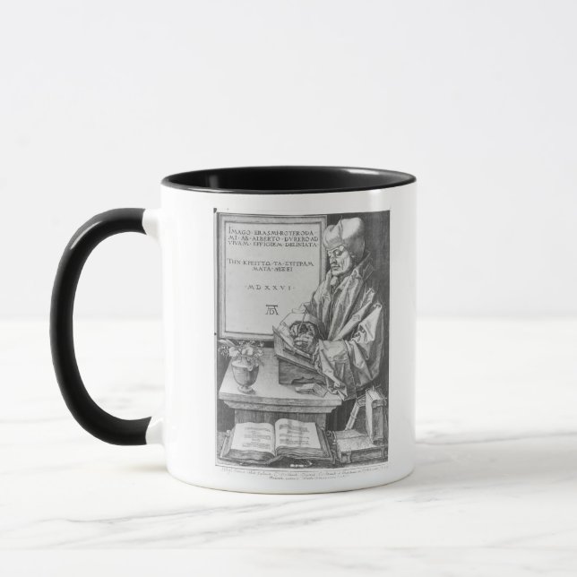 Erasmus von Rotterdam von Rotterdam, 1526 Tasse (Links)