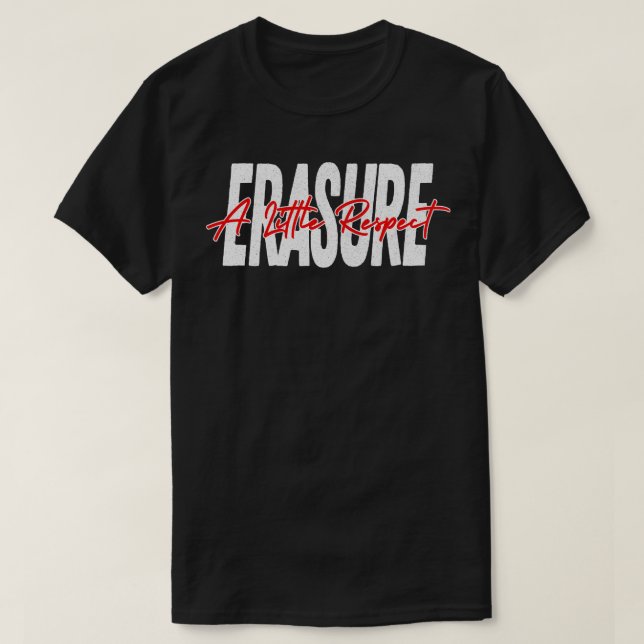 Erasure 80er SynthFan-Design T-Shirt (Design vorne)