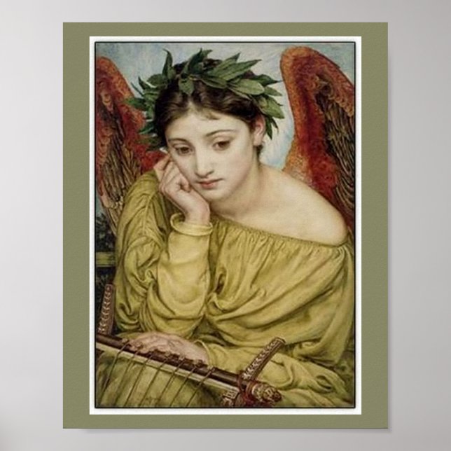 "Erato, Muse of Lyric Poetry" Poster (Vorne)