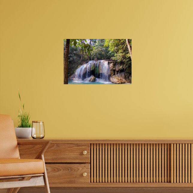 Erawan National Park, Thailand, Poster (Wohnzimmer 2)