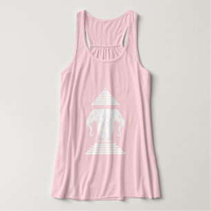 Erawan Three Headed Elephant Lao / Laos Flag Tank Top