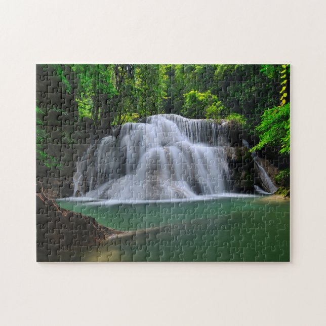 Erawan Wasserfall | Kanchanaburi, Thailand Puzzle (Horizontal)