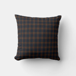 Erb-Plaid Burgunder-Tartan | Luxus altes Geld Kissen