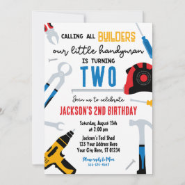 Erbauer Einladung zum Geburtstag, Handyman