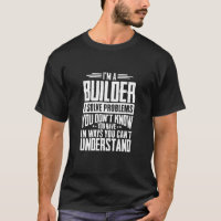 Erbauer-Shirt löse ich Probleme, die Sie lustiges
