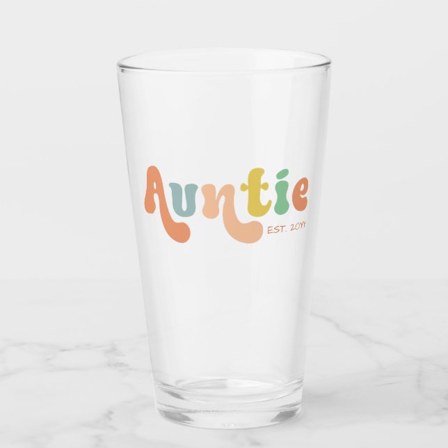 Erbaute Tante | Geschenke für Tante Glas (Vorderseite)