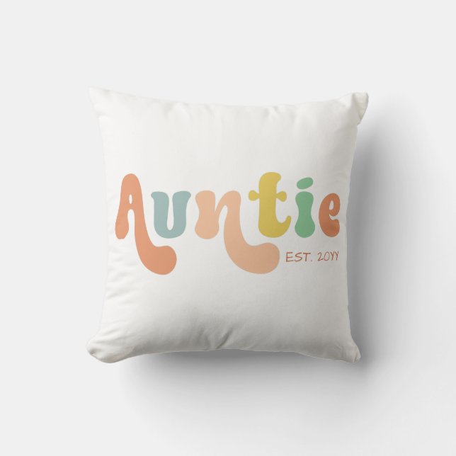 Erbaute Tante | Geschenke für Tante Kissen (Vorderseite)