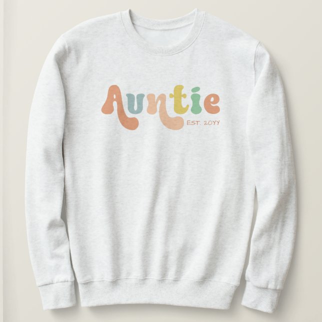Erbaute Tante | Geschenke für Tante Sweatshirt (Design vorne)