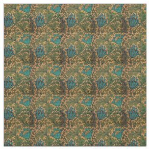 ErbBlumen-Gewebe Stoff