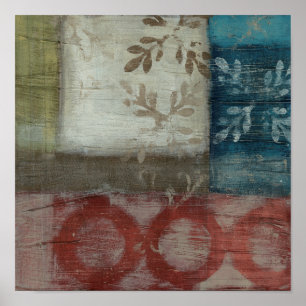 Erbe abstraktes II Poster