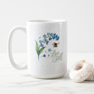 Erbe Bee Still – Botanische Blumendarstellung Kaffeetasse
