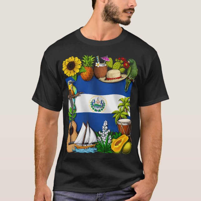 Erbe El Salvadors T-Shirt (Vorderseite)