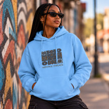 Erbe-Fäden-Kapuzenpullover