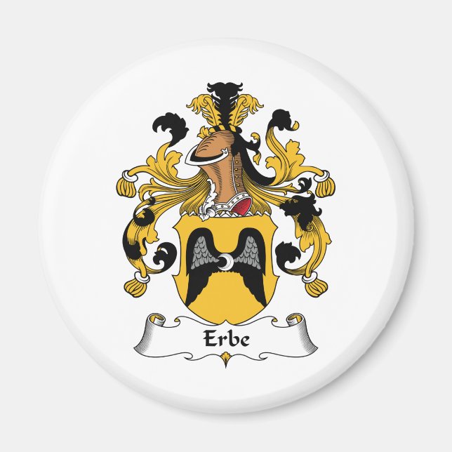 Erbe Familienwappen Magnet (Vorne)