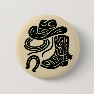 Erbe in Leder Button