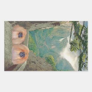 Erbe Rechteckiger Aufkleber